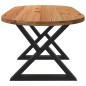 vidaXL Esstisch Hellbraun 180x90x74 cm Massivholz Eiche Oval vidaXL Esstisch Hellbraun 180x90x74 cm Massivholz Eiche Oval
