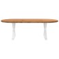 vidaXL Esstisch Hellbraun 240x100x74 cm Massivholz Eiche Oval vidaXL Esstisch Hellbraun 240x100x74 cm Massivholz Eiche Oval