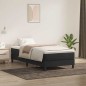 vidaXL Boxspringbett mit Matratze Schwarz 90x210 cm Samt vidaXL Boxspringbett mit Matratze Schwarz 90x210 cm Samt
