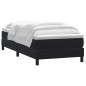 vidaXL Boxspringbett mit Matratze Schwarz 90x210 cm Samt vidaXL Boxspringbett mit Matratze Schwarz 90x210 cm Samt