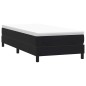 vidaXL Boxspringbett mit Matratze Schwarz 90x210 cm Samt vidaXL Boxspringbett mit Matratze Schwarz 90x210 cm Samt