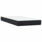 vidaXL Boxspringbett mit Matratze Schwarz 90x210 cm Samt vidaXL Boxspringbett mit Matratze Schwarz 90x210 cm Samt