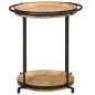 vidaXL Beistelltisch Ø55x60 cm Massivholz Mango vidaXL Beistelltisch Ø55x60 cm Massivholz Mango