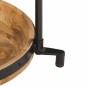 vidaXL Beistelltisch Ø55x60 cm Massivholz Mango vidaXL Beistelltisch Ø55x60 cm Massivholz Mango