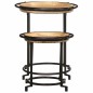 vidaXL 2-tlg. Beistelltisch-Set Massivholz Mango vidaXL 2-tlg. Beistelltisch-Set Massivholz Mango