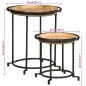 vidaXL 2-tlg. Beistelltisch-Set Massivholz Mango vidaXL 2-tlg. Beistelltisch-Set Massivholz Mango