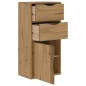 vidaXL Beistellschrank mit Schubladen 40x24x79 cm Massivholz Kiefer vidaXL Beistellschrank mit Schubladen 40x24x79 cm Massivholz Kiefer