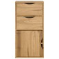vidaXL Beistellschrank mit Schubladen 40x24x79 cm Massivholz Kiefer vidaXL Beistellschrank mit Schubladen 40x24x79 cm Massivholz Kiefer