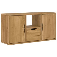 vidaXL TV-Schrank mit Schublade ODDA 79x24x40 cm Massivholz Kiefer