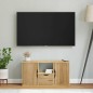 vidaXL TV-Schrank mit Schublade ODDA 79x24x40 cm Massivholz Kiefer vidaXL TV-Schrank mit Schublade ODDA 79x24x40 cm Massivholz Kiefer