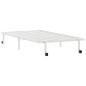 vidaXL Bettgestell ohne Matratze Klappbar Weiß 100x200 cm Stahl vidaXL Bettgestell ohne Matratze Klappbar Weiß 100x200 cm Stahl