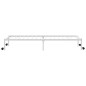 vidaXL Bettgestell ohne Matratze Klappbar Weiß 100x200 cm Stahl vidaXL Bettgestell ohne Matratze Klappbar Weiß 100x200 cm Stahl