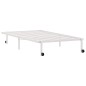 vidaXL Bettgestell ohne Matratze Klappbar Weiß 100x200 cm Stahl vidaXL Bettgestell ohne Matratze Klappbar Weiß 100x200 cm Stahl