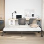vidaXL Bettgestell ohne Matratze Klappbar Schwarz 90x200 cm Stahl vidaXL Bettgestell ohne Matratze Klappbar Schwarz 90x200 cm Stahl