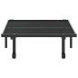 vidaXL Bettgestell ohne Matratze Klappbar Schwarz 90x200 cm Stahl vidaXL Bettgestell ohne Matratze Klappbar Schwarz 90x200 cm Stahl