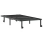 vidaXL Bettgestell ohne Matratze Klappbar Schwarz 90x200 cm Stahl vidaXL Bettgestell ohne Matratze Klappbar Schwarz 90x200 cm Stahl