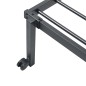vidaXL Bettgestell ohne Matratze Klappbar Schwarz 90x200 cm Stahl vidaXL Bettgestell ohne Matratze Klappbar Schwarz 90x200 cm Stahl