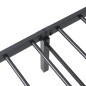 vidaXL Bettgestell ohne Matratze Klappbar Schwarz 90x200 cm Stahl vidaXL Bettgestell ohne Matratze Klappbar Schwarz 90x200 cm Stahl