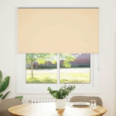 vidaXL Verdunkelungsrollo Beige 130x175 cm Stoffbreite 126,6 cm