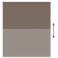 vidaXL Verdunkelungsrollo Kaffeebraun 135x150 cm Stoffbreite 131,6 cm vidaXL Verdunkelungsrollo Kaffeebraun 135x150 cm Stoffbreite 131,6 cm
