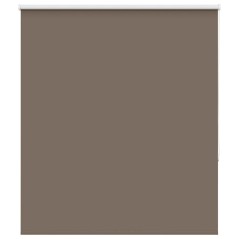 vidaXL Verdunkelungsrollo Kaffeebraun 130x130cm Stoffbreite 126,6cm