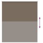 vidaXL Verdunkelungsrollo Kaffeebraun 130x175 cm Stoffbreite 126,6 cm vidaXL Verdunkelungsrollo Kaffeebraun 130x175 cm Stoffbreite 126,6 cm