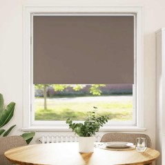 vidaXL Verdunkelungsrollo Kaffeebraun 105x130cm Stoffbreite 100,7cm