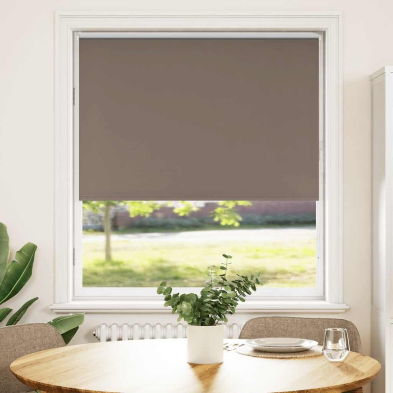 vidaXL Verdunkelungsrollo Kaffeebraun 105x130cm Stoffbreite 100,7cm vidaXL Verdunkelungsrollo Kaffeebraun 105x130cm Stoffbreite 100,7cm