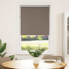 vidaXL Verdunkelungsrollo Kaffeebraun 65x130cm Stoffbreite 60,7 cm