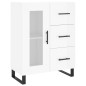Highboard Hochglanz-Weiß 69,5x34x180 cm Holzwerkstoff Highboard Hochglanz-Weiß 69,5x34x180 cm Holzwerkstoff