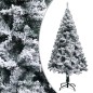 Künstlicher Weihnachtsbaum mit LEDs & Kugeln Grün 150 cm PVC Künstlicher Weihnachtsbaum mit LEDs & Kugeln Grün 150 cm PVC