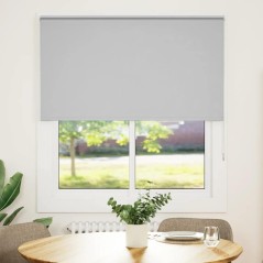 vidaXL Verdunkelungsrollo Hellgrau 120x175cm Stoffbreite 116,6cm
