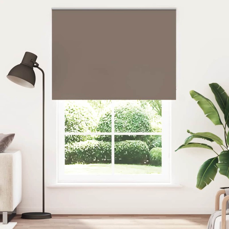 vidaXL Verdunkelungsrollo Kaffeebraun 145x230 cm Stoffbreite 141,6 cm vidaXL Verdunkelungsrollo Kaffeebraun 145x230 cm Stoffbreite 141,6 cm