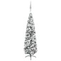Künstlicher Weihnachtsbaum Schlank mit LEDs & Kugeln Grün 210cm Künstlicher Weihnachtsbaum Schlank mit LEDs & Kugeln Grün 210cm