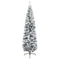 Künstlicher Weihnachtsbaum Schlank mit LEDs & Kugeln Grün 210cm Künstlicher Weihnachtsbaum Schlank mit LEDs & Kugeln Grün 210cm