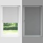 vidaXL Verdunkelungsrollo Cremeweiß 110x150cm Stoffbreite 105,7cm vidaXL Verdunkelungsrollo Cremeweiß 110x150cm Stoffbreite 105,7cm