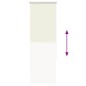 vidaXL Verdunkelungsrollo Cremeweiß 40x130cm Stoffbreite 35,7 cm vidaXL Verdunkelungsrollo Cremeweiß 40x130cm Stoffbreite 35,7 cm