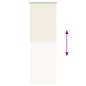 vidaXL Verdunkelungsrollo Cremeweiß 50x150cm Stoffbreite 45,7 cm vidaXL Verdunkelungsrollo Cremeweiß 50x150cm Stoffbreite 45,7 cm