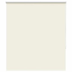 vidaXL Verdunkelungsrollo Cremeweiß 125x130cm Stoffbreite 121,6cm