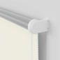 vidaXL Verdunkelungsrollo Cremeweiß 125x130cm Stoffbreite 121,6cm vidaXL Verdunkelungsrollo Cremeweiß 125x130cm Stoffbreite 121,6cm