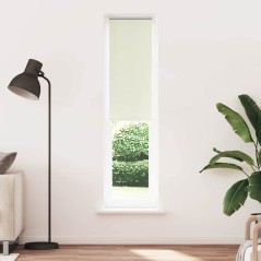 vidaXL Verdunkelungsrollo Cremeweiß 50x210cm Stoffbreite 45,7 cm