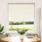 vidaXL Verdunkelungsrollo Cremeweiß 115x130cm Stoffbreite 110,7cm vidaXL Verdunkelungsrollo Cremeweiß 115x130cm Stoffbreite 110,7cm