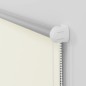 vidaXL Verdunkelungsrollo Cremeweiß 115x130cm Stoffbreite 110,7cm vidaXL Verdunkelungsrollo Cremeweiß 115x130cm Stoffbreite 110,7cm