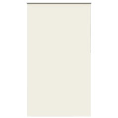vidaXL Verdunkelungsrollo Cremeweiß 140x210cm Stoffbreite 136,6cm
