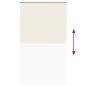 vidaXL Verdunkelungsrollo Cremeweiß 140x230cm Stoffbreite 136,6cm vidaXL Verdunkelungsrollo Cremeweiß 140x230cm Stoffbreite 136,6cm
