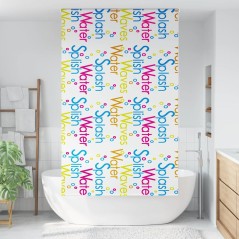 vidaXL Duschrollo 140x240 cm Stoffbreite 136 cm