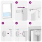 vidaXL Duschrollo 140x240 cm Stoffbreite 136 cm vidaXL Duschrollo 140x240 cm Stoffbreite 136 cm