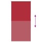 vidaXL Verdunkelungsrollo Rot 65x175 cm Stoffbreite 60,7 cm Polyester vidaXL Verdunkelungsrollo Rot 65x175 cm Stoffbreite 60,7 cm Polyester