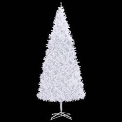 Künstlicher Weihnachtsbaum mit LEDs & Kugeln 500 cm Weiß