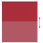 vidaXL Verdunkelungsrollo Rot 140x130cm Stoffbreite 136,6cm Polyester vidaXL Verdunkelungsrollo Rot 140x130cm Stoffbreite 136,6cm Polyester